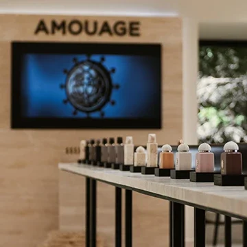 An Amouage heritage exhibition and perfume collection